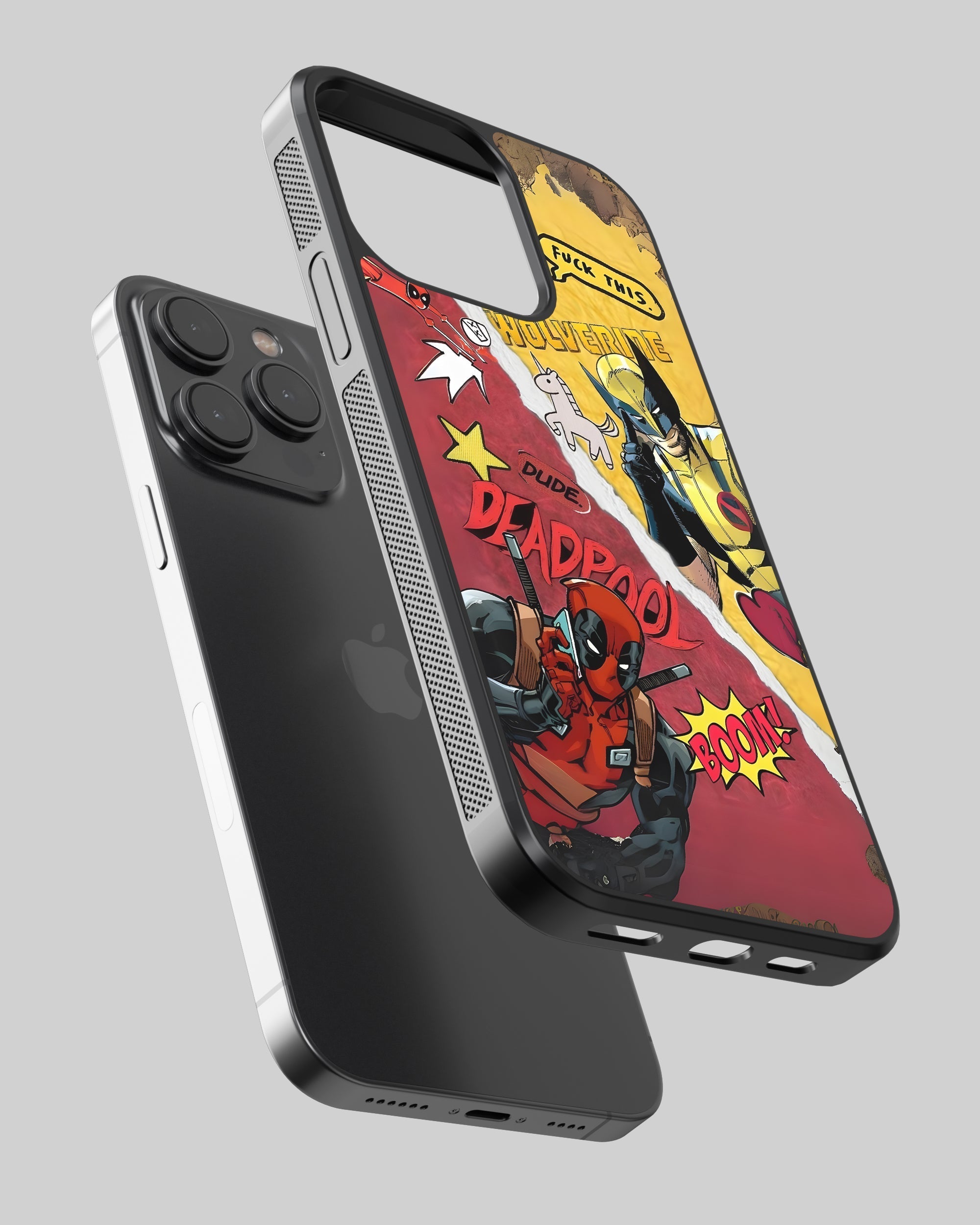 Marvel Mobile Cover (Deadpool Wolverine) Mobile Case by CoverMeUp - Style 2