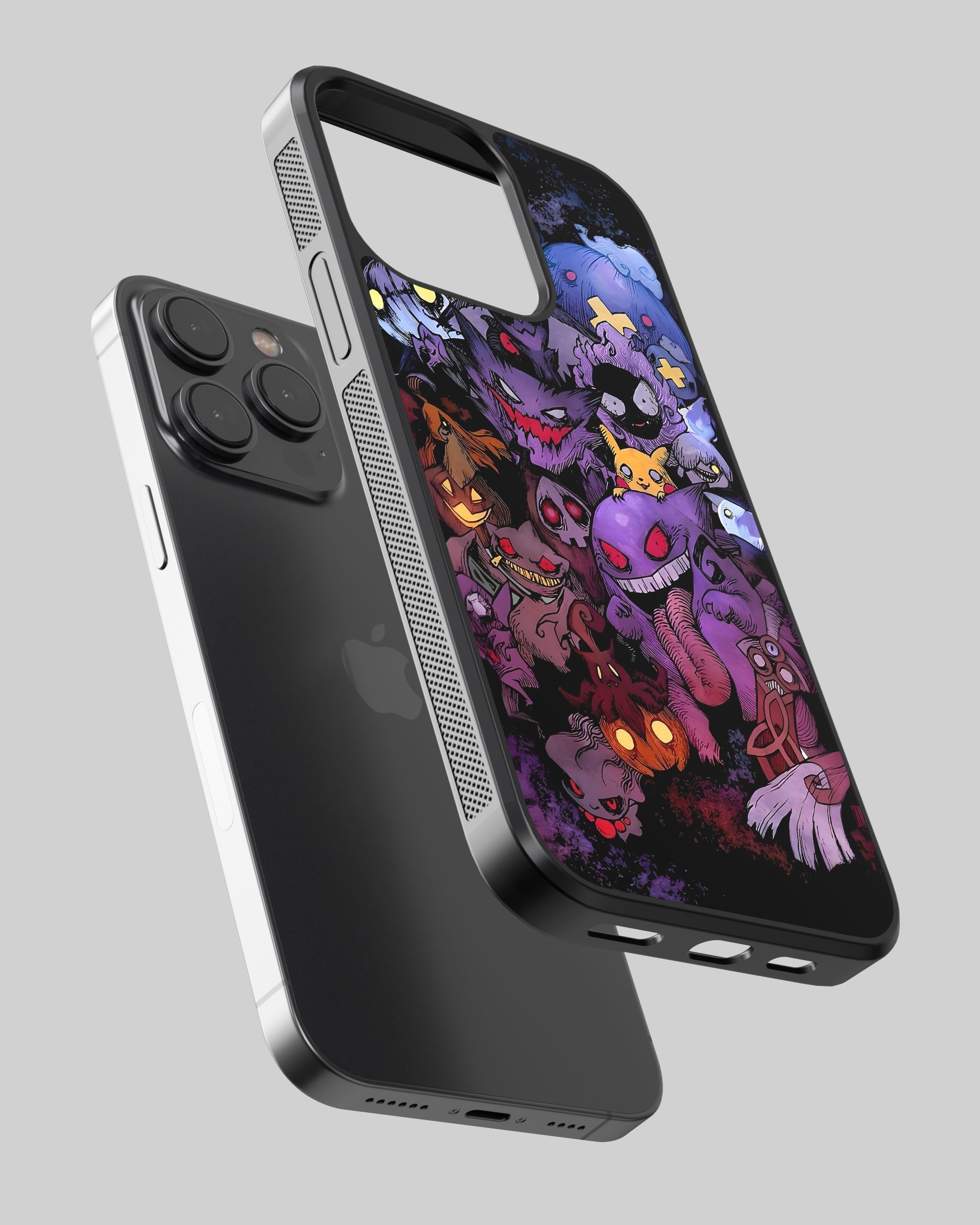 Cartoon Mobile Cover (Ghost Pokemon) Mobile Case by CoverMeUp - Style 2
