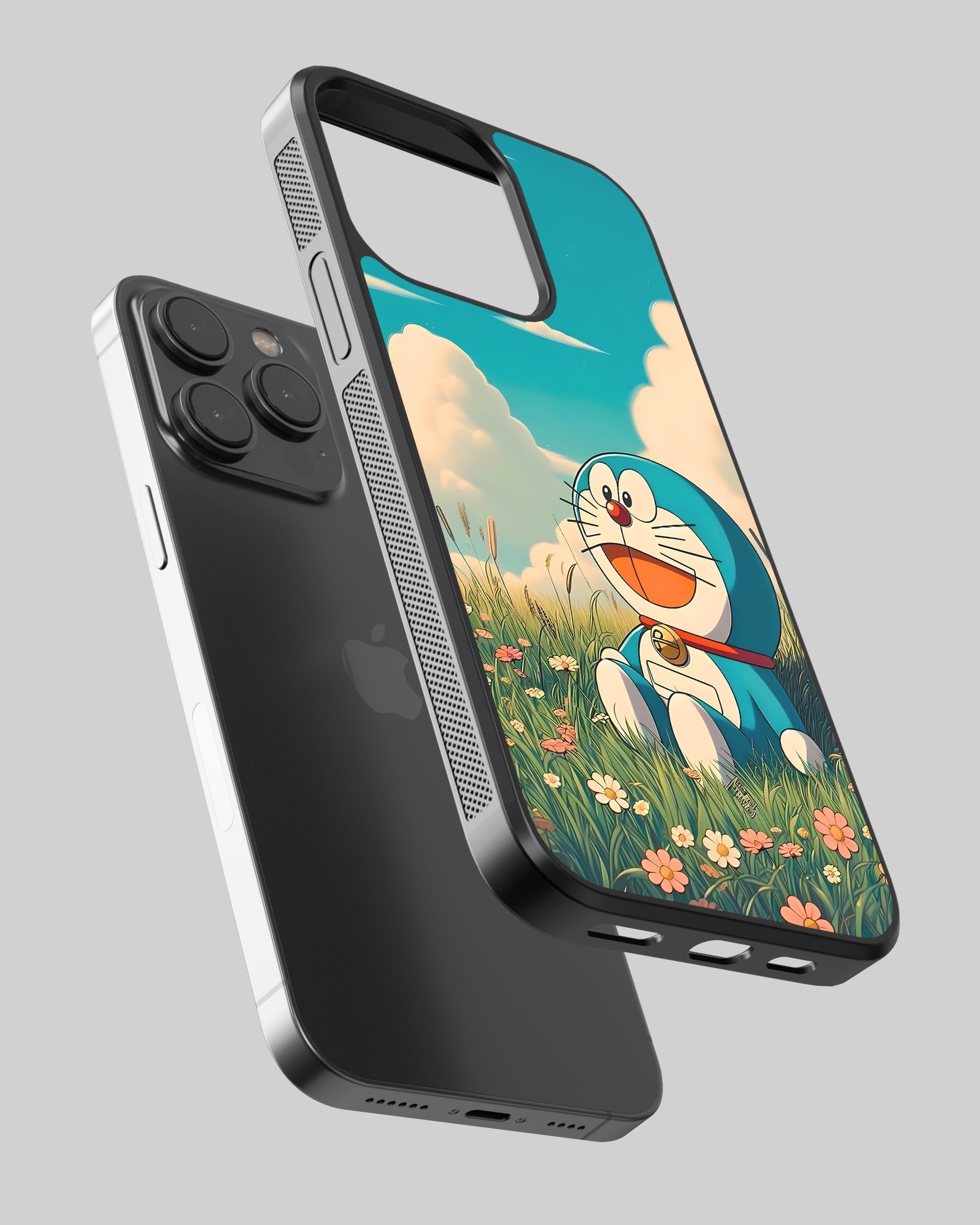 Cartoon Mobile Cover (Happy Doreamon) Mobile Case by CoverMeUp - Style 2