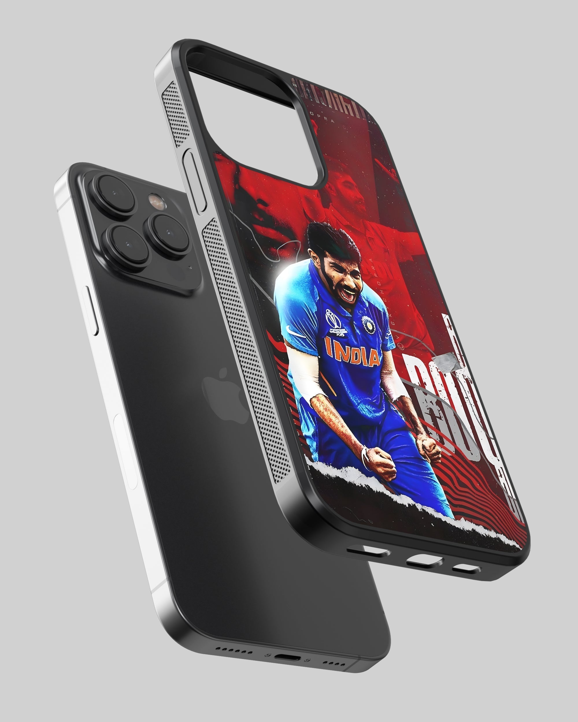 Cricket Mobile Cover (Jasprit Bumrah) Mobile Case by CoverMeUp - Style 2