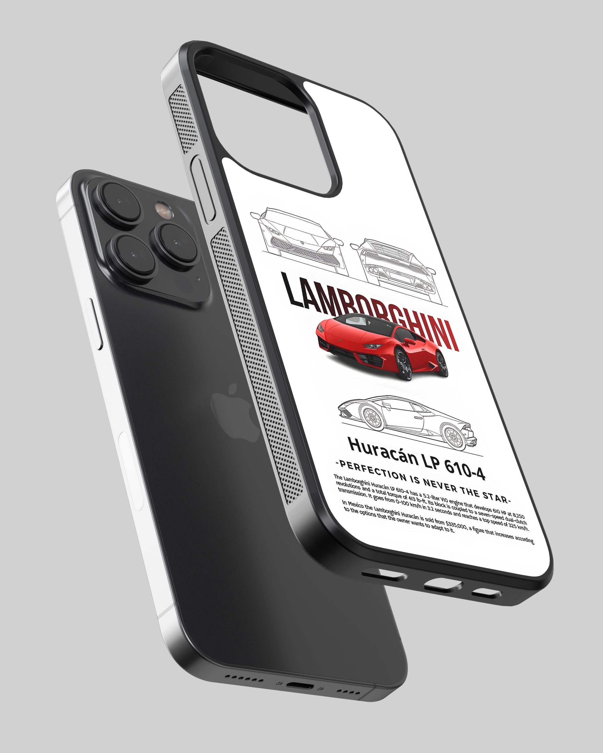 Sports Car Mobile Cover (Lamborghini Huracan) Mobile Case by CoverMeUp - Style 2