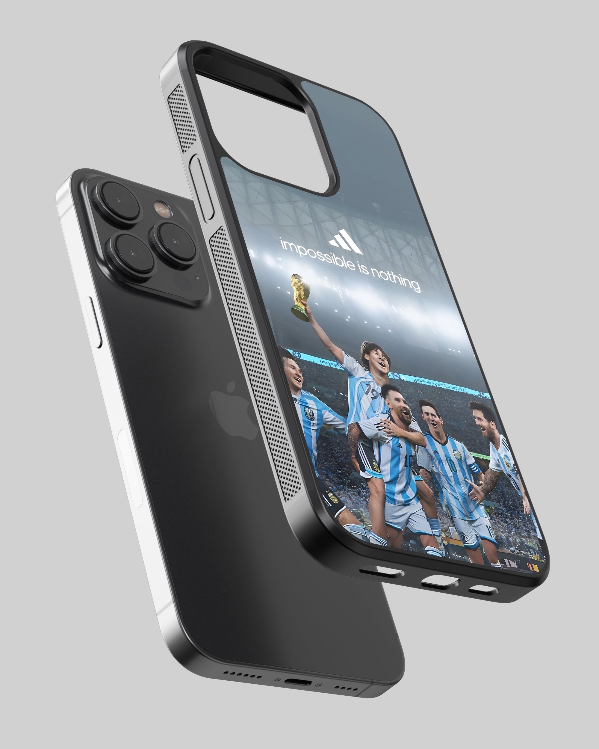 Football Mobile Cover (Messi Nothing is Impossible) Mobile Case by CoverMeUp - Style 2
