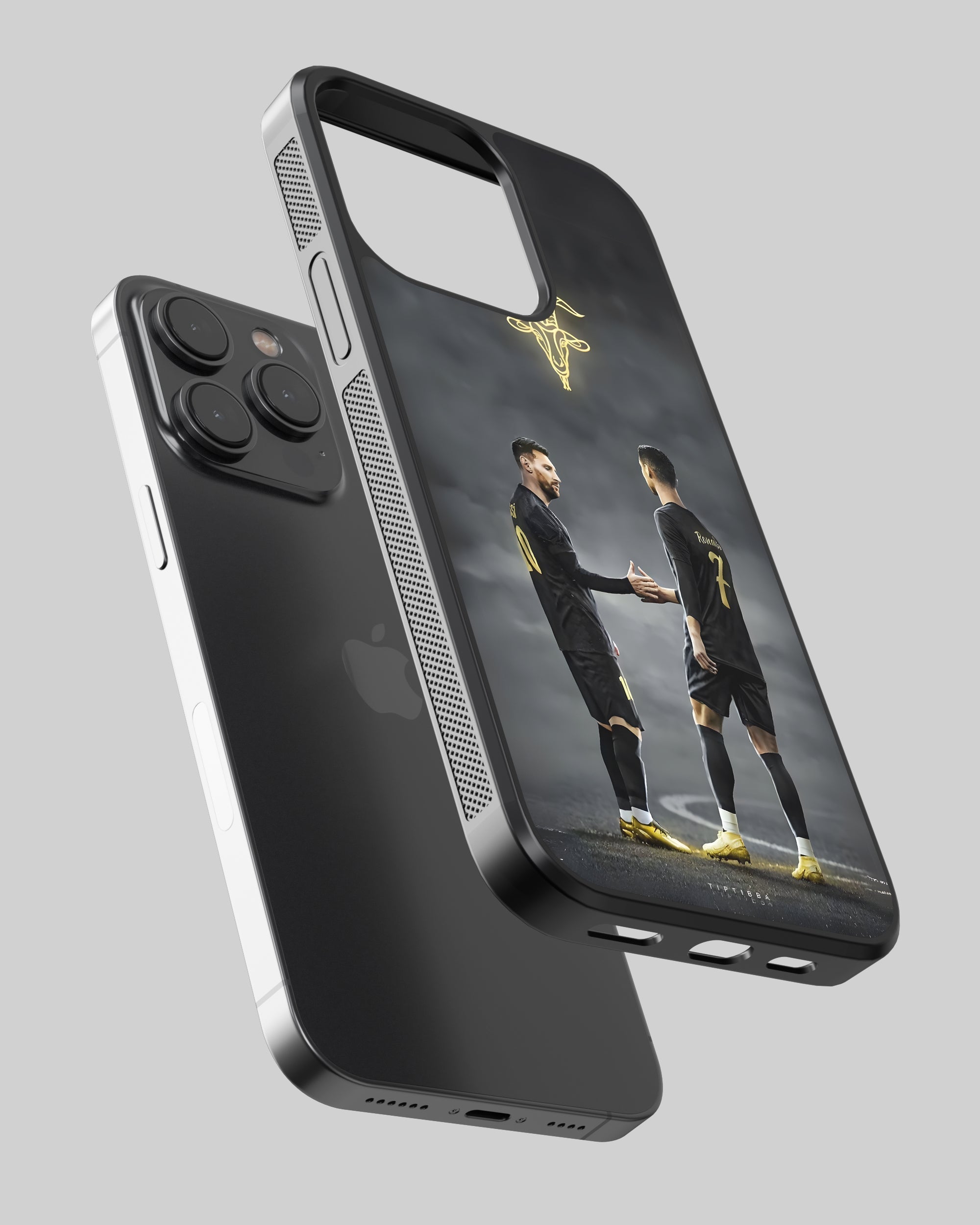 Football Mobile Cover (Messi x Ronaldo) Mobile Case by CoverMeUp - Style 2