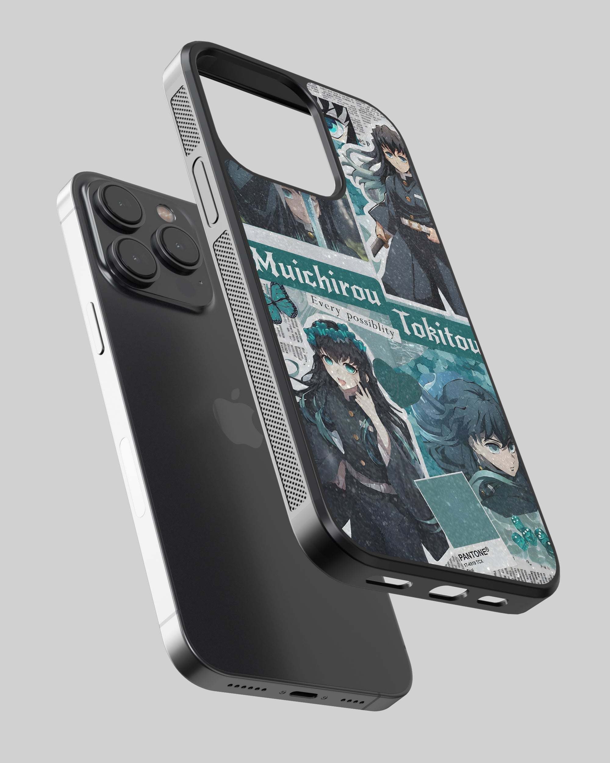 Demon Slayer Mobile Cover (Muichirou Tokito) Mobile Case by CoverMeUp - Style 2