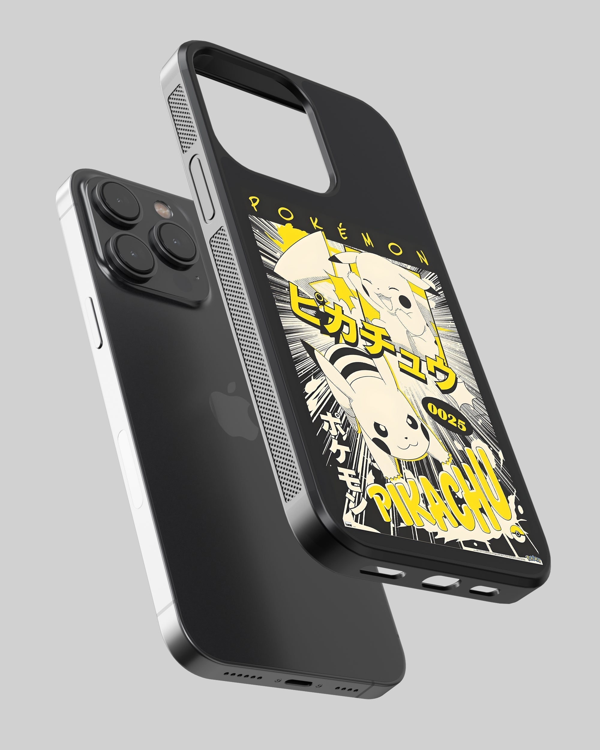 Cartoon Mobile Cover (Pikachu Thunder) Mobile Case by CoverMeUp - Style 2