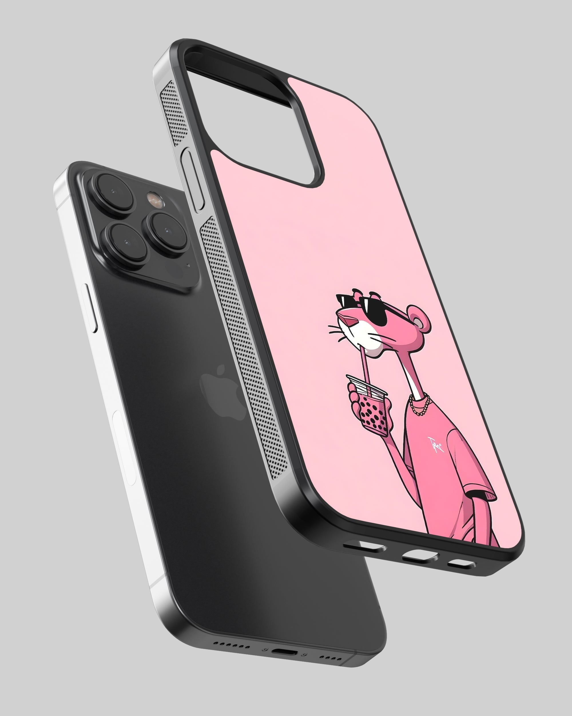Cartoon Mobile Cover (Pink Panther) Mobile Case by CoverMeUp - Style 2
