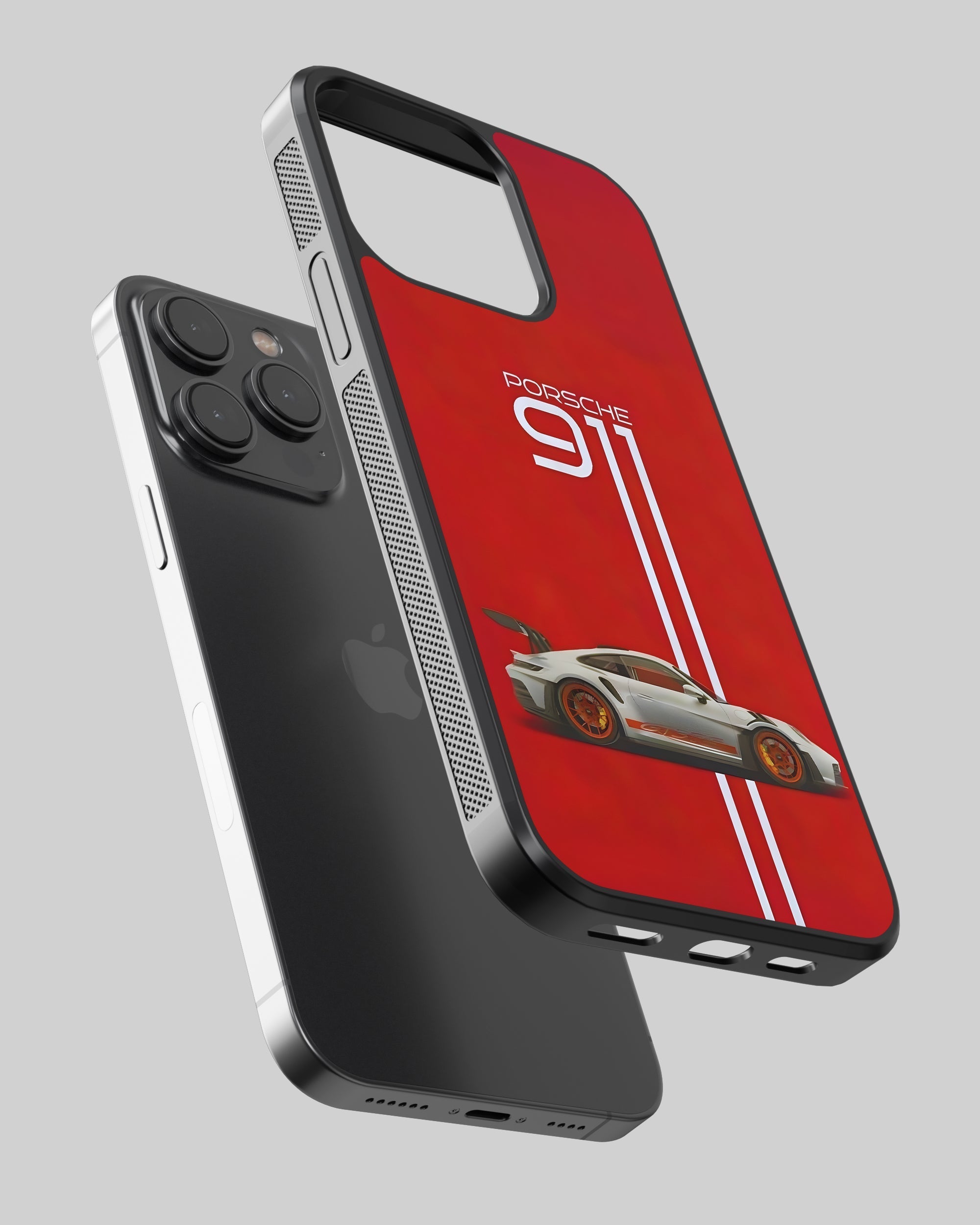 Sports Car Mobile Cover (Porsche 911 Red) Mobile Case by CoverMeUp - Style 2