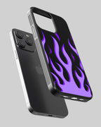 Y2K Mobile Cover (Purple Flame) Mobile Case by CoverMeUp - Style 2