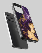 Marbel Mobile Cover (Purple Marbel) Mobile Case by CoverMeUp - Style 2