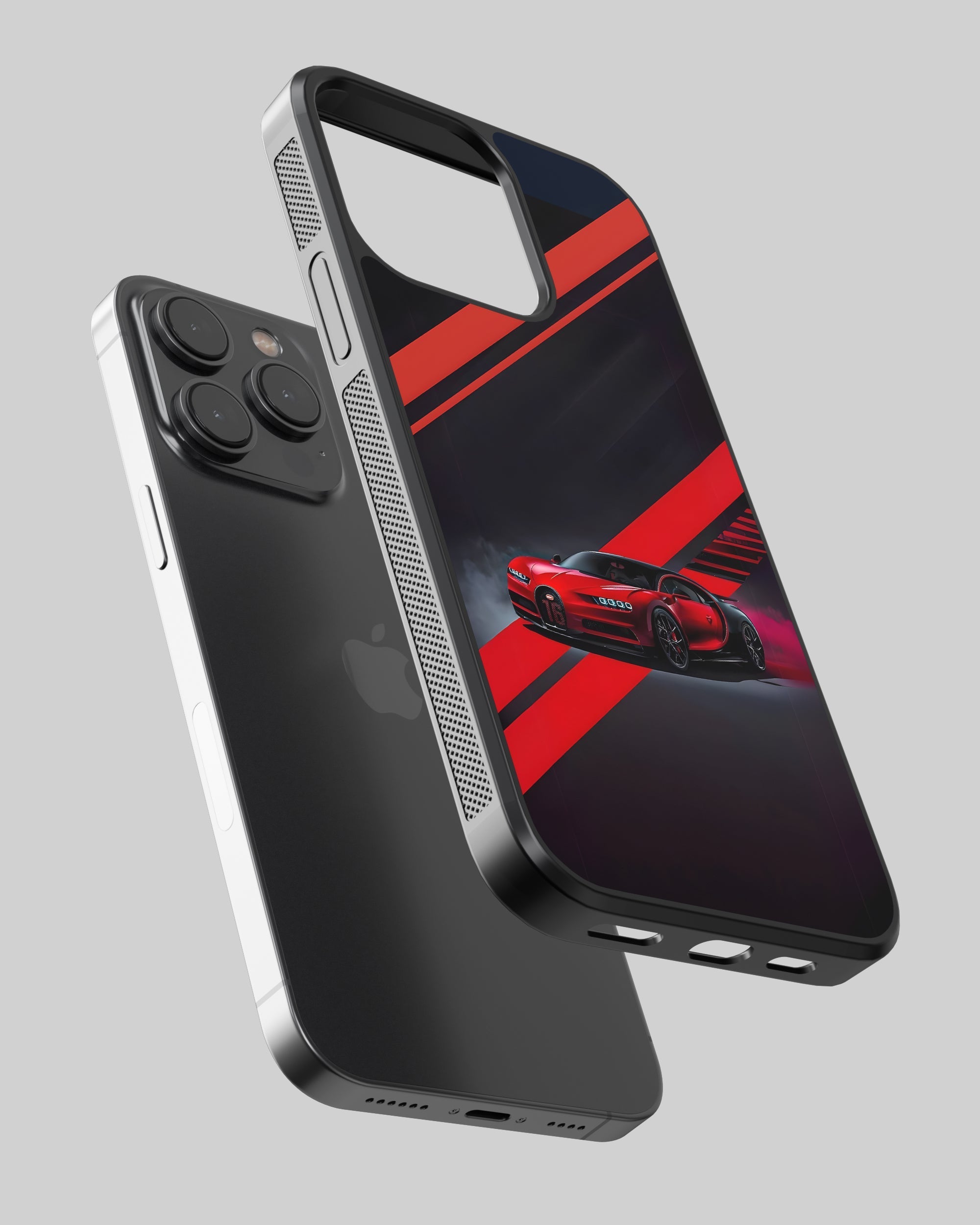 Sports Car Mobile Cover (Red Chiron) Mobile Case by CoverMeUp - Style 2