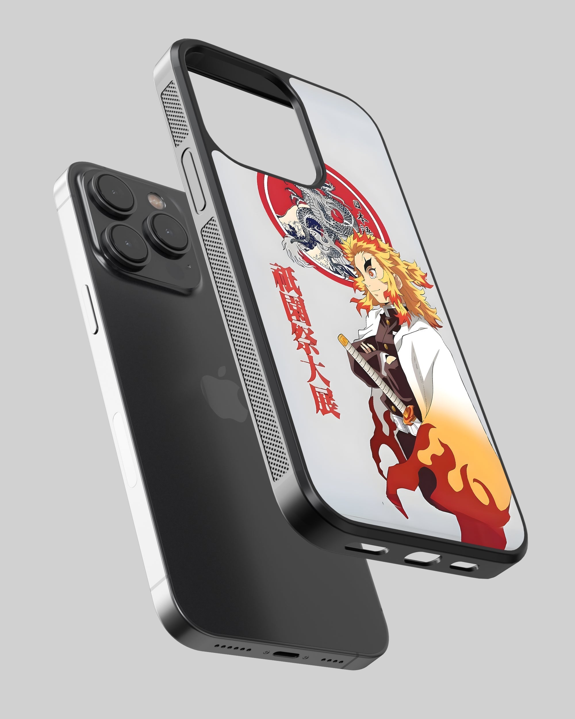 Demon Slayer Mobile Cover (Rengoku) Mobile Case by CoverMeUp - Style 2