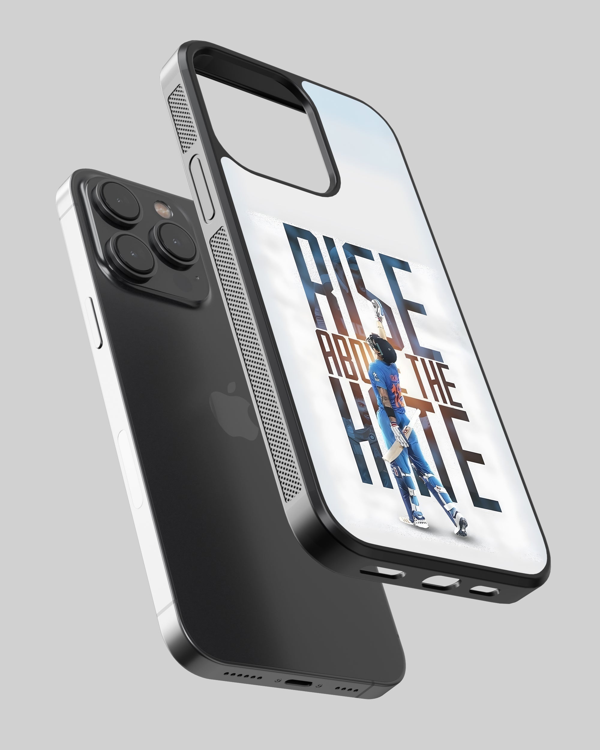 Cricket Mobile Cover (Rise Above Hate Virat Kohli) Mobile Case by CoverMeUp - Style 2