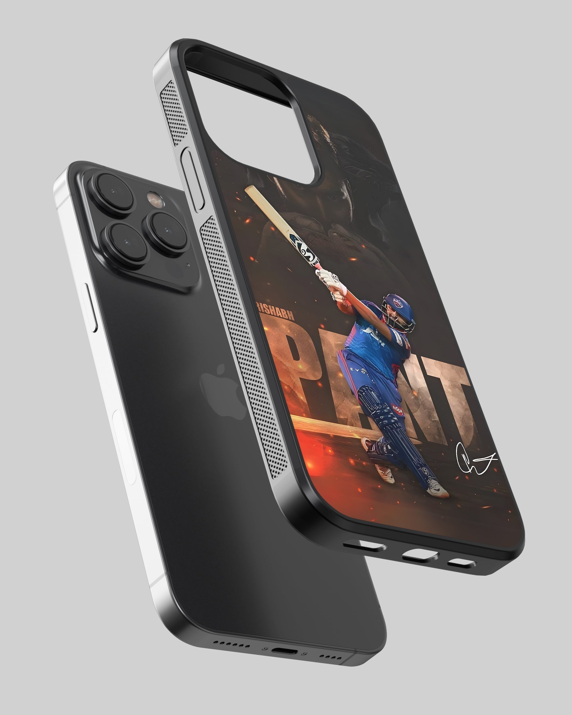 Cricket Mobile Cover (Rishabh Pant) Mobile Case by CoverMeUp - Style 2
