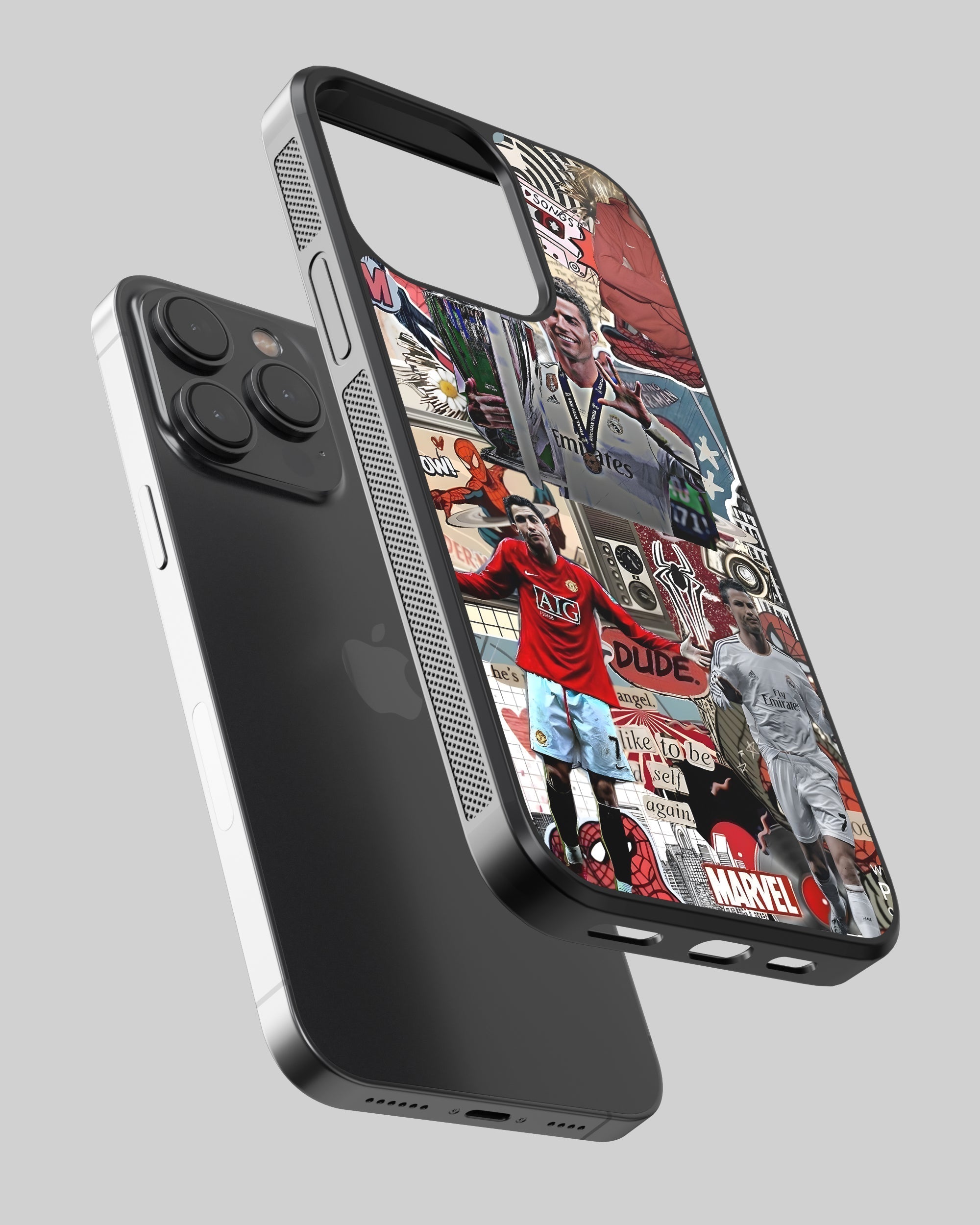 Football Mobile Cover (Ronaldo x Spiderman) Mobile Case by CoverMeUp - Style 2