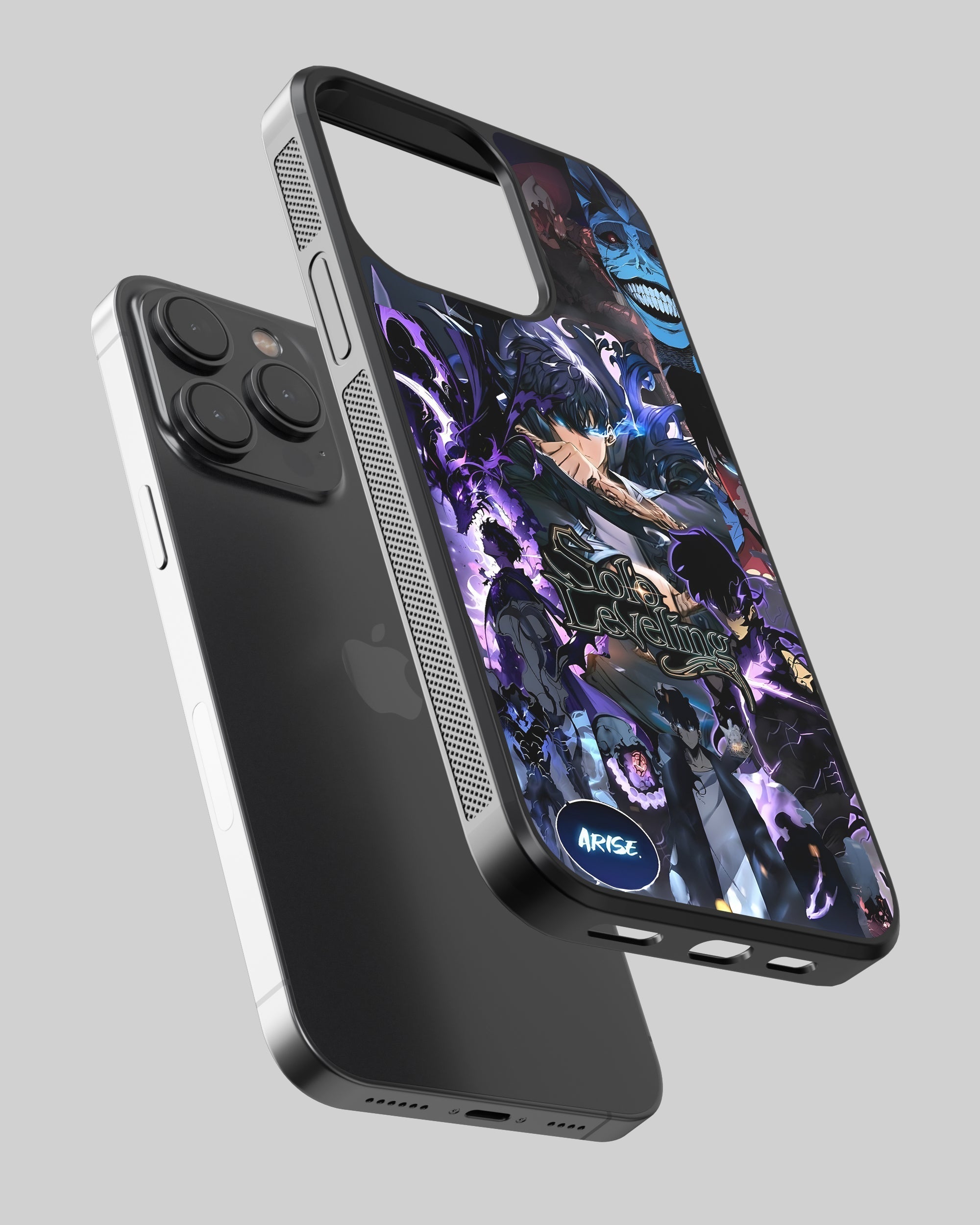 Solo Leveling Mobile Cover (Shadow Monarch) Mobile Case by CoverMeUp - Style 2
