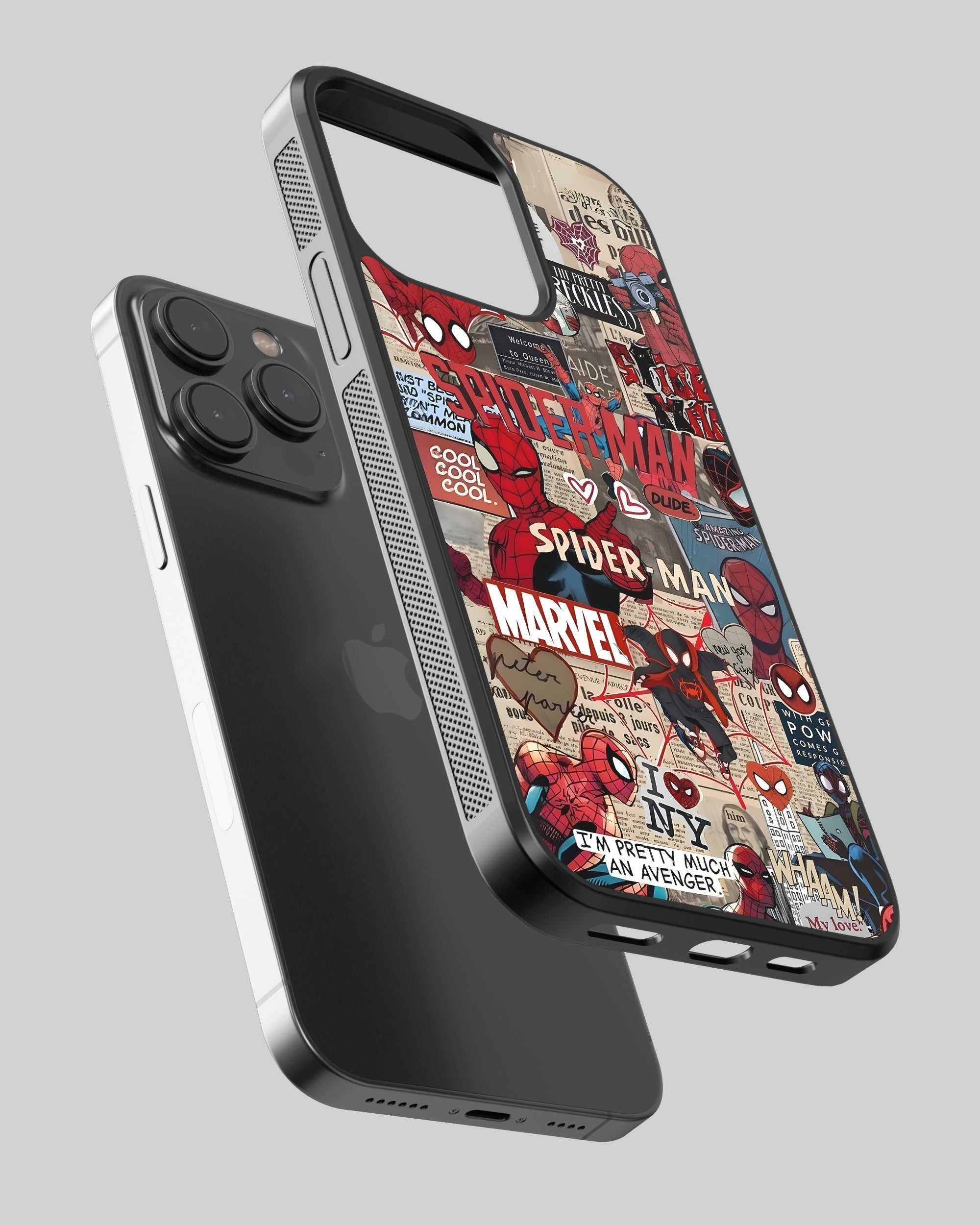 Marvel Mobile Cover (Spiderman) Mobile Case by CoverMeUp - Style 2