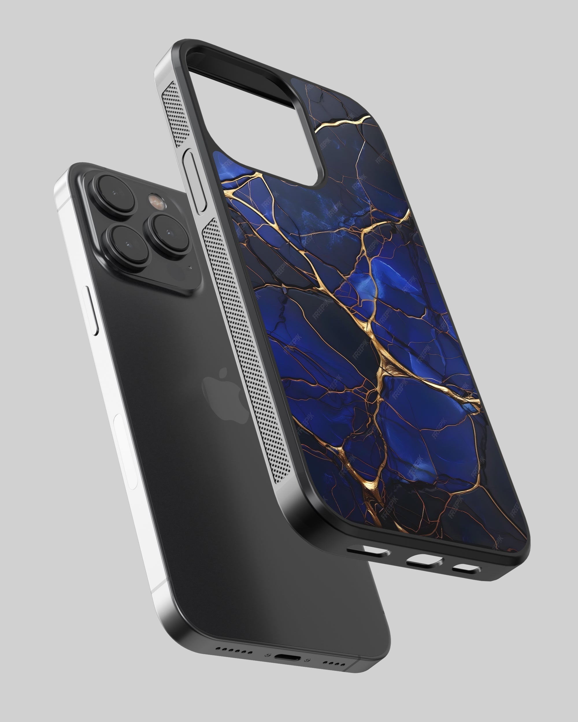 Marbel Mobile Cover (Teal Marbel) Mobile Case by CoverMeUp - Style 2