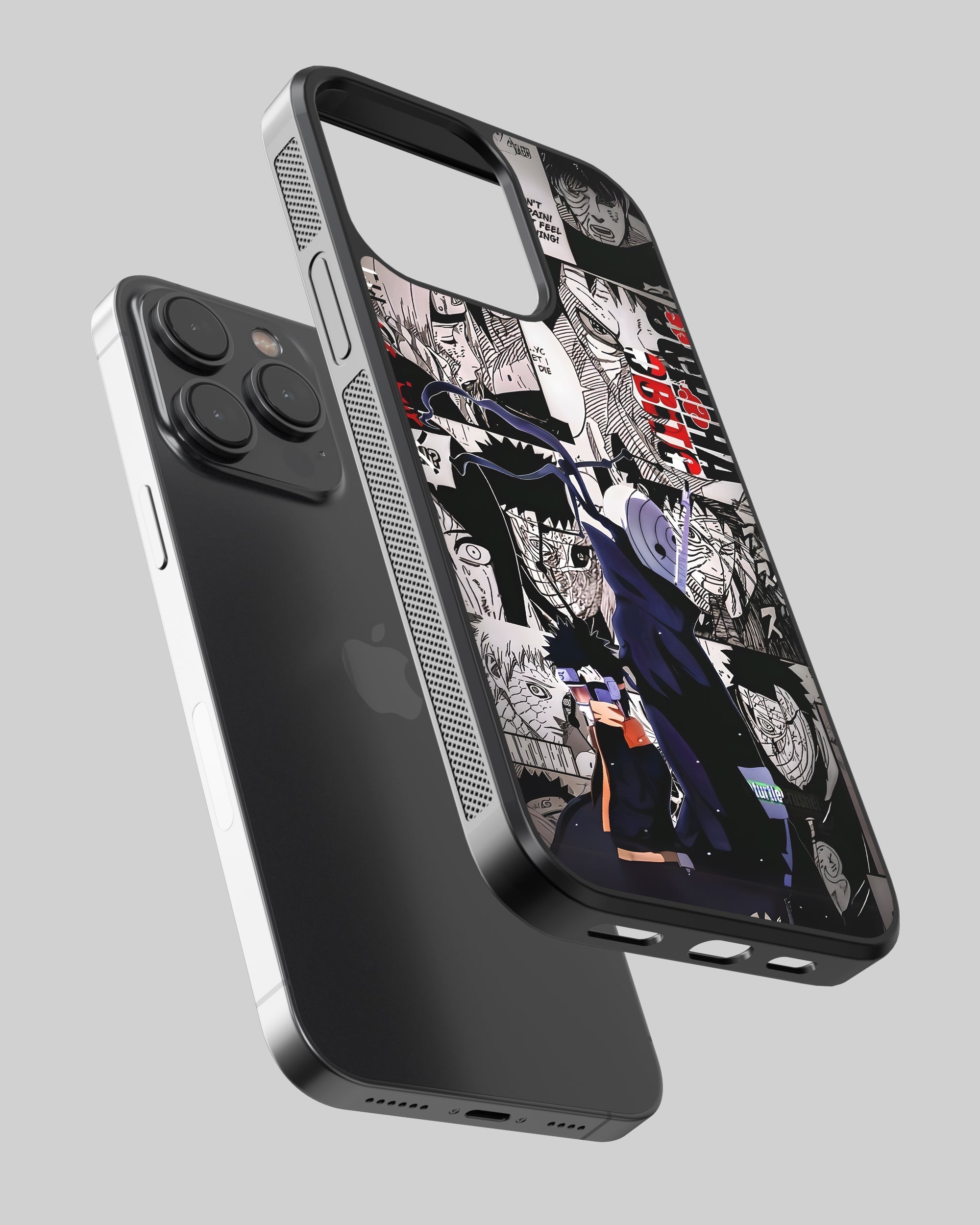 Naruto Mobile Cover (Uchiha Clan) Mobile Case by CoverMeUp - Style 2