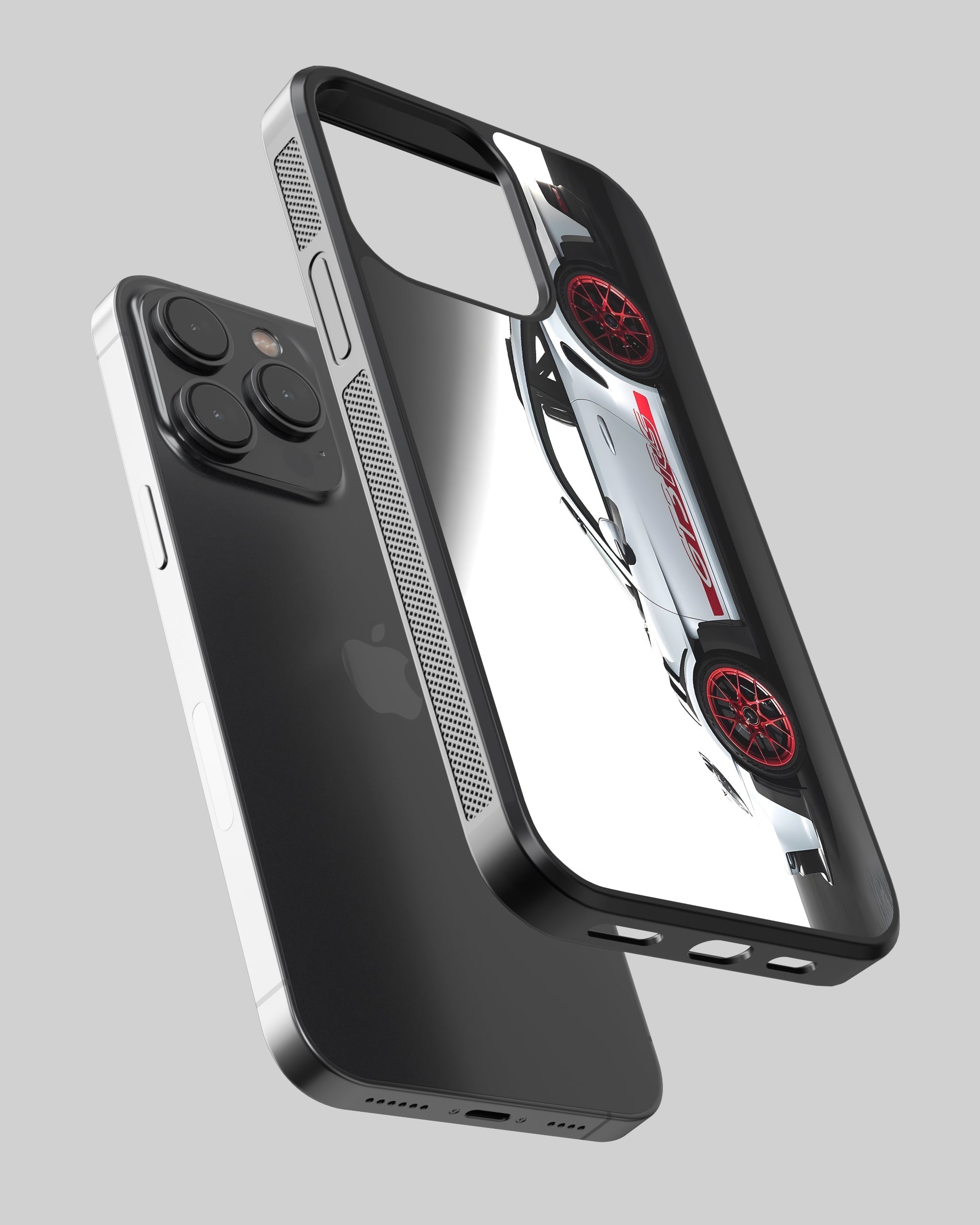 Sports Car Mobile Cover (White GT3 RS) Mobile Case by CoverMeUp - Style 2