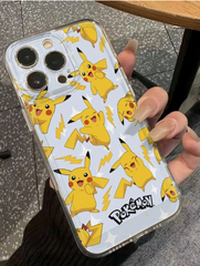 Pikachu Pokémon Clear TPU iPhone Case – Cute Anime Phone Cover