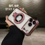 Protective Apple iPhone Back Cover - Colnel Transparent MagSafe Case For iPhone - Style 10