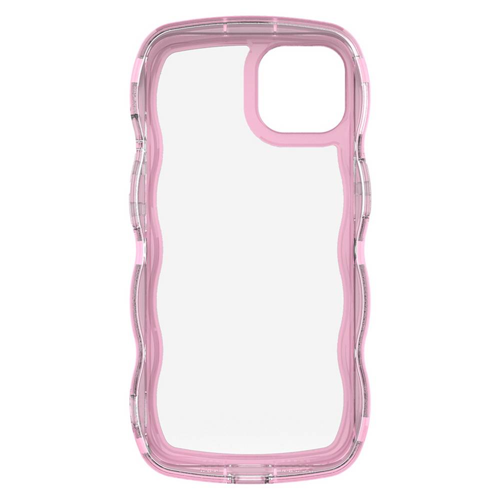 Minimals : Curvy Pink Mobile Case by CoverMeUp - Style 2