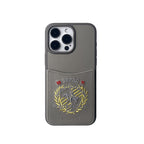 Protective Apple iPhone Back Cover - Santa Barbara Polo Raquet Club Abner Series for iPhone 15 Pro (Grey) - Style 2