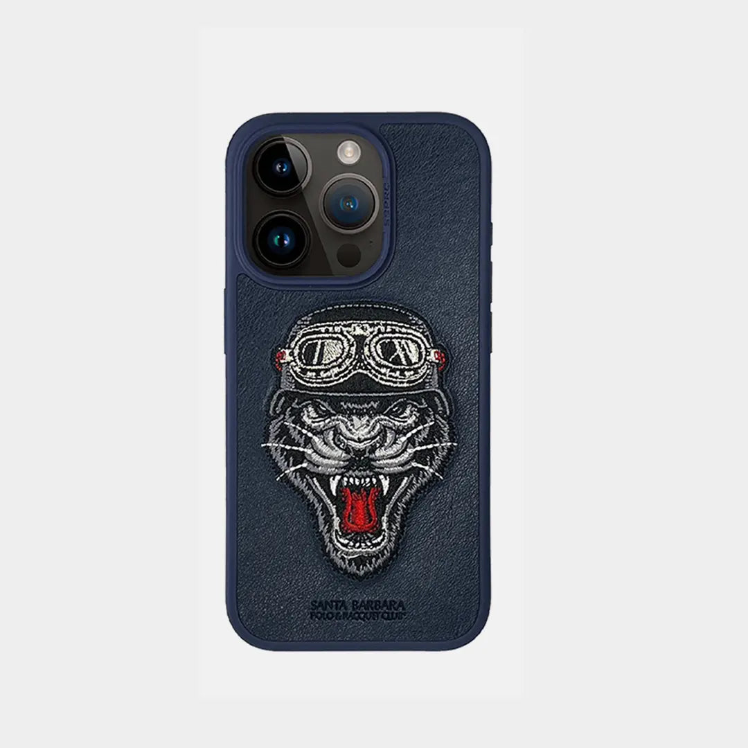 Santa Barbara Polo Patti Series Monkey Back Cover iPhone 15 Pro (Blue)