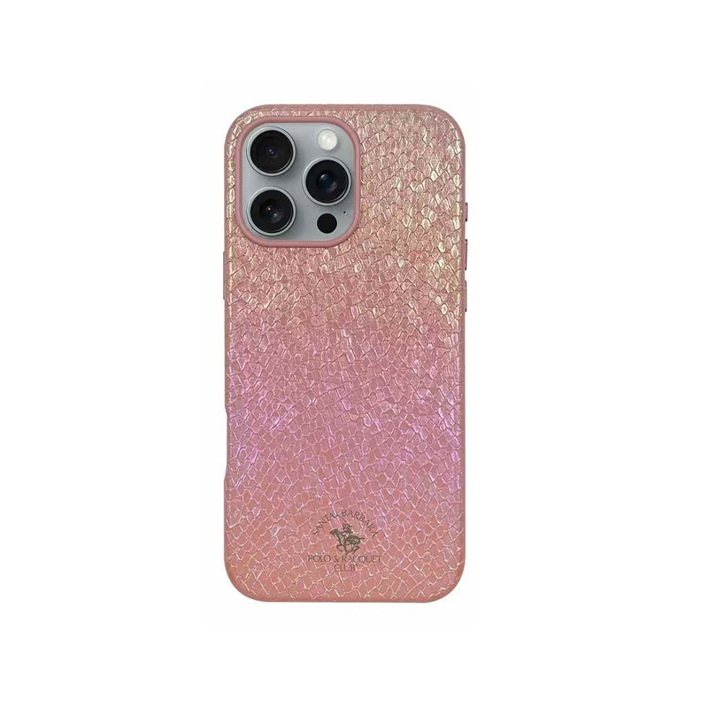 Protective Apple iPhone Back Cover - Santa Barbara Polo TRACY Series for iPhone 16 Pro (PINK)