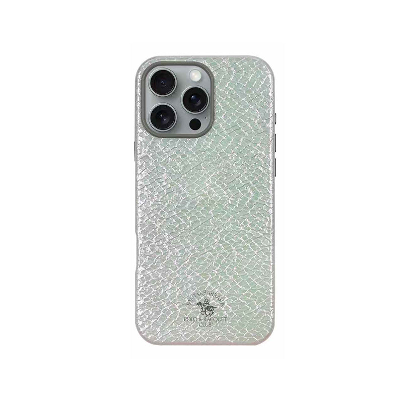 Protective Apple iPhone Back Cover - Santa Barbara Polo TRACY Series for iPhone 16 Pro (SILVER)