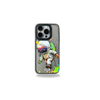 Protective Apple iPhone Back Cover - Astronaut Designer Magsafe Case with Magsafe Pop Socket for iPhone 15 Pro Max