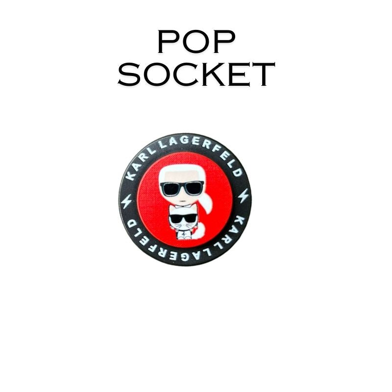 K A R L Designer Magsafe Case with Magsafe Pop Socket for  iPhone 15 Pro