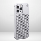 Premium Aluminium Alloy cover with perfume fragrance for 15 series (TITANIUM SILVER) Mobile Case by CoverMeUp - Style 4