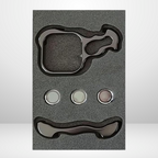 Protective Apple iPhone Back Cover - Premium Aluminum Alloy + Lens Glass Kit Case for iPhone 14/14Pro/14PM. - Style 4
