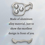 Protective Apple iPhone Back Cover - Premium Aluminum Alloy + Lens Glass Kit Case for iPhone 14/14Pro/14PM. - Style 9
