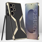 Samsung Galaxy S25 Ultra Elite Armor Edge Chrome Case Mobile Case by CoverMeUp