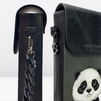 Nimmy Premium Embroidered Leather Case - Premium Quality NIMMY Friends Slings Bags (Black) - Style 3
