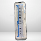 Premium Silicone Duo Color Strap for iWatch 42/44/45/49 MM (BLUE) Mobile Case by CoverMeUp - Style 5