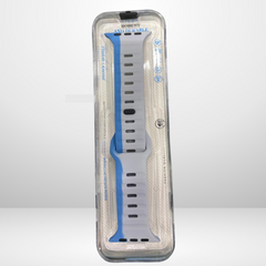 Premium Silicone Duo Color Strap for iWatch 42/44/45/49 MM (BLUE)