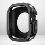 Premium Universal iWatch Case Bumper with Silicone Inner Case Protection for 46 MM (BLACK) Mobile Case by CoverMeUp