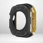 Premium Universal iWatch Case Bumper with Silicone Inner Case Protection for 44/45 MM (GOLD) Mobile Case by CoverMeUp - Style 4