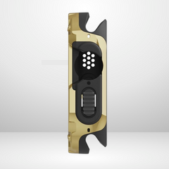 Premium Universal iWatch Case Bumper with Silicone Inner Case Protection for 44/45 MM (GOLD)