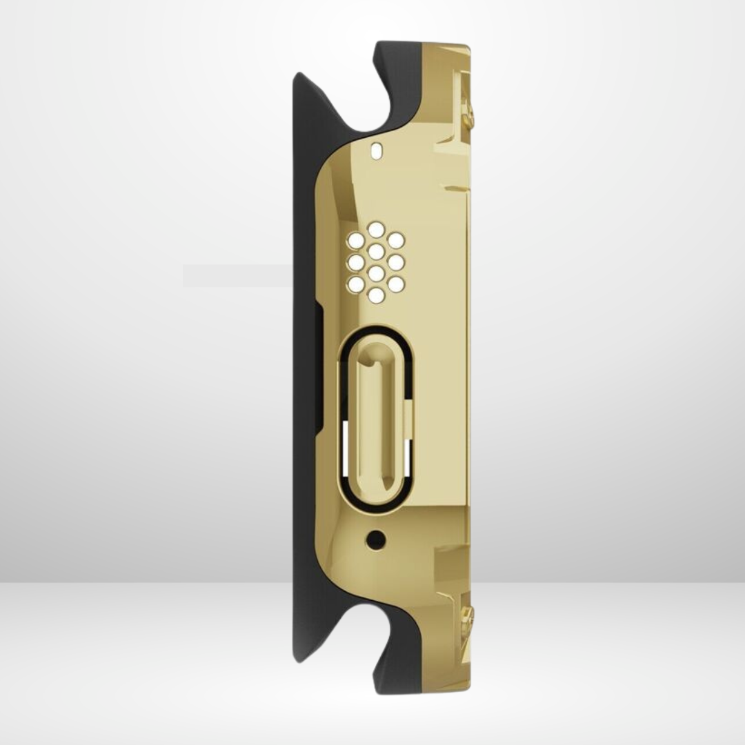 Premium Universal iWatch Case Bumper with Silicone Inner Case Protection for 44/45 MM (GOLD)