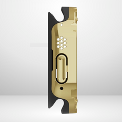 Premium Universal iWatch Case Bumper with Silicone Inner Case Protection for 44/45 MM (GOLD)