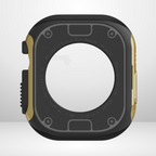Premium Universal iWatch Case Bumper with Silicone Inner Case Protection for 44/45 MM (GOLD) Mobile Case by CoverMeUp - Style 7