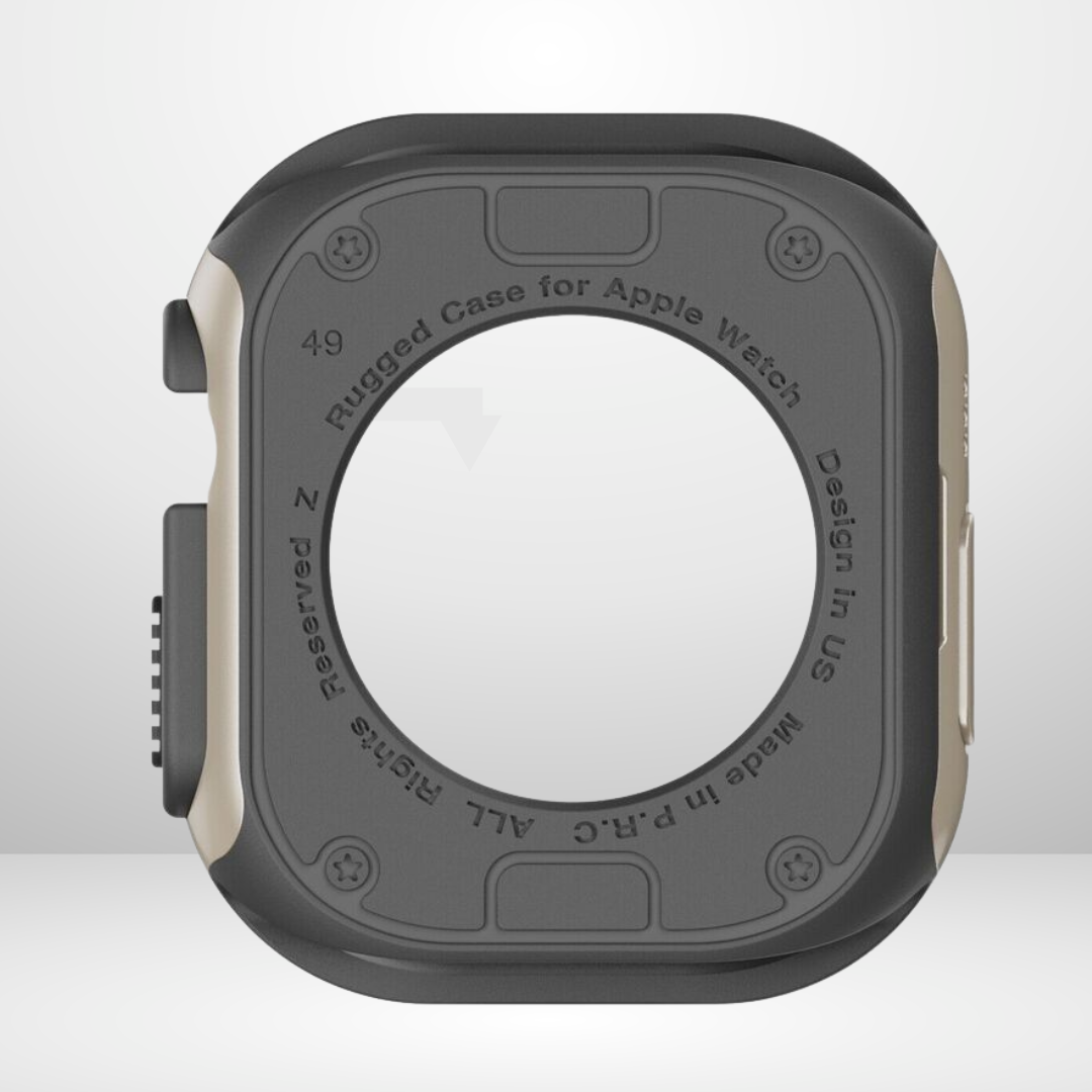 Premium Universal iWatch Case Bumper with Silicone Inner Case Protection for 44/45 MM (STARLIGHT)