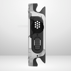 Premium Universal iWatch Case Bumper with Silicone Inner Case Protection for 44/45 MM (SILVER)