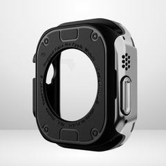 Premium Universal iWatch Case Bumper with Silicone Inner Case Protection for 44/45 MM (SILVER)
