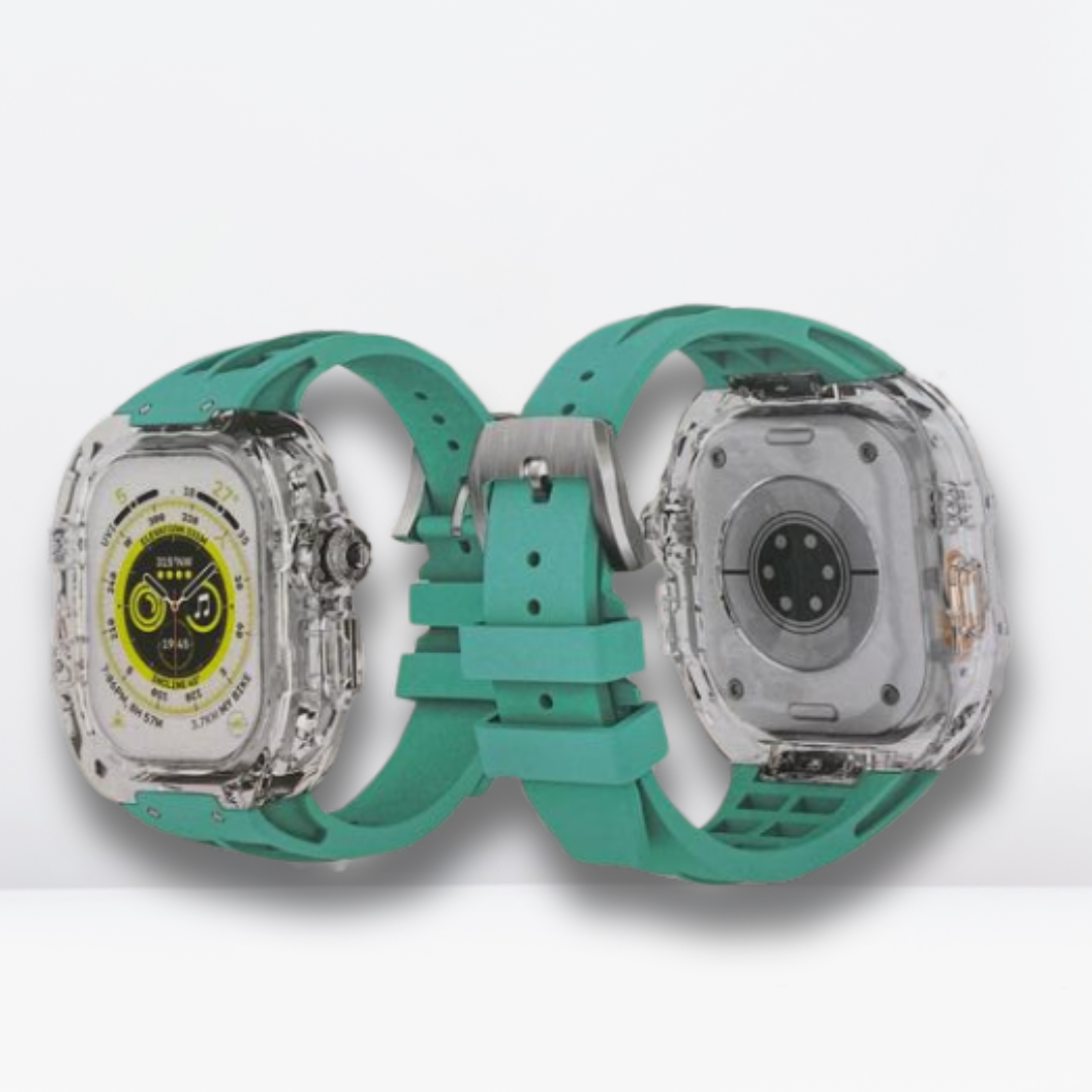 Urban Sports Modification Kit (49mm) Includes (Clear Watch Case with Silicone Strap)