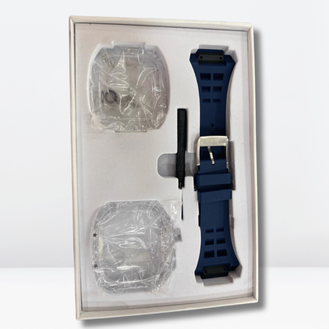 Urban Sports Modification Kit (49mm) Includes (Clear Watch Case with Silicone Strap)